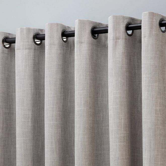 Bouclair 52 x 84-in Taupe Polyester Blackout Curtain