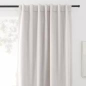 Rideau occultant Bouclair blanc 54 x 84 po