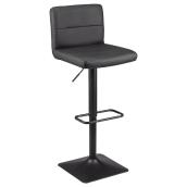 Tabouret de bar réglable Bouclair similicuir noir 43 po