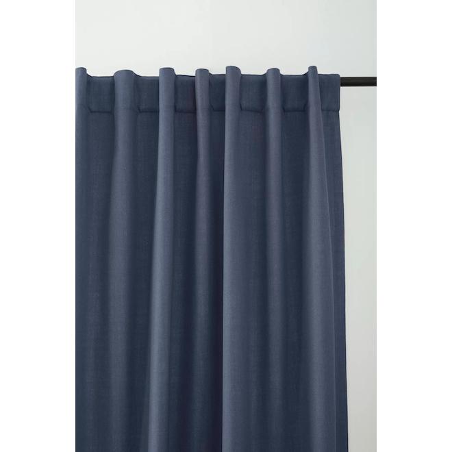 Bouclair 54 x 84-in Blue Blackout Curtain