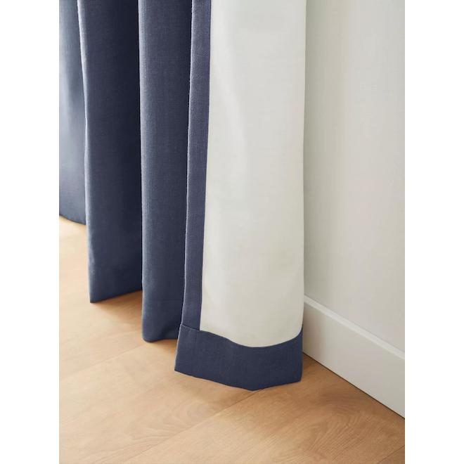 Bouclair 54 x 84-in Blue Blackout Curtain