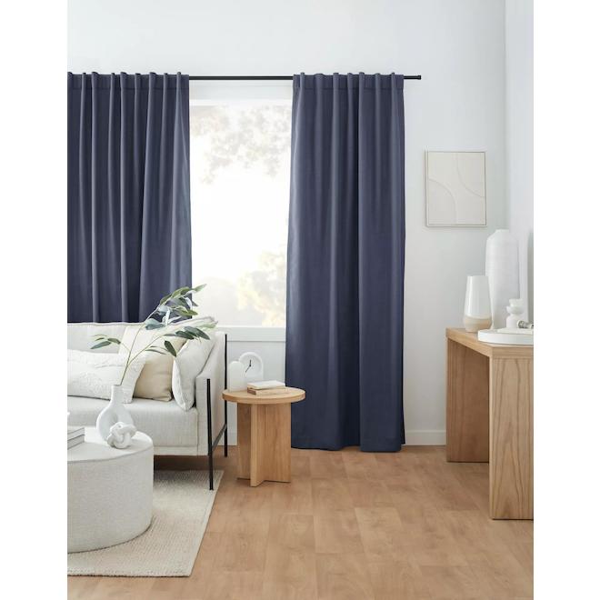 Bouclair 54 x 84-in Blue Blackout Curtain