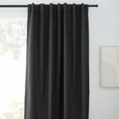 Bouclair 54 x 84-in Black Blackout Curtain