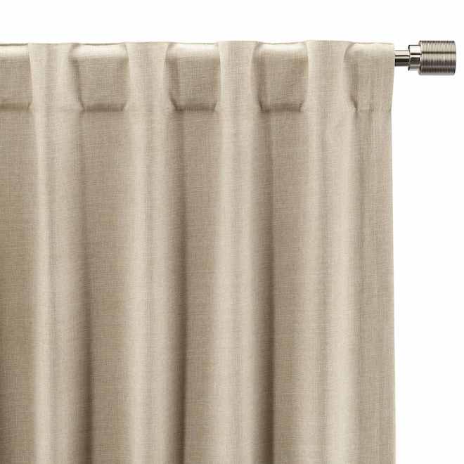 Bouclair 54 x 96-in Beige Blackout Curtain