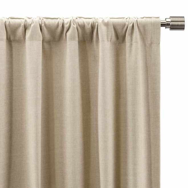 Bouclair 54 x 96-in Beige Blackout Curtain