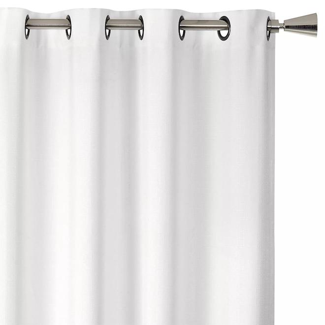 Bouclair 52 x 96-in Ivory Polyester Curtain Panel