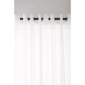 Rideau semi-transparent Bouclair polyester ivoire 52 x 96 po