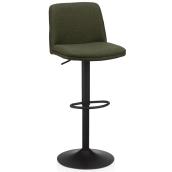 Bouclair Bar Stool of 17.25 x 20 x 35.25-in - Green