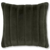 Coussin d'appoint en fausse fourrure Bouclair 20 x 20 po, vert