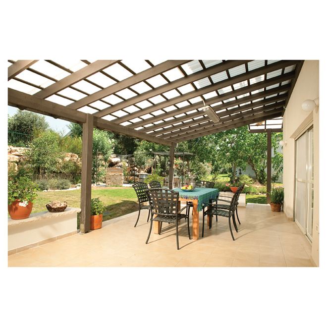 Vic West 24-in x 8-ft Clear Polycarbonate Suntuf Roof Panel