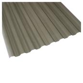 Panneau à toiture Suntuf de Vicwest, 24 po x 10 pi, polycarbonate, gris