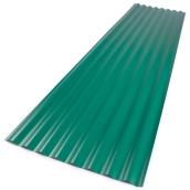 Vicwest Suntop Roof panel - 26-in x 8-ft - Polycarbonate - Forest Green