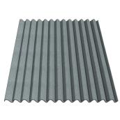 Vicwest Corrugated Sheet - Polycarbonate - Grey - 26 21/32-in W x 10-ft L