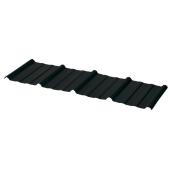 Ultravic 36-in W x 10-ft L 28 Gauge Black Steel Roofing