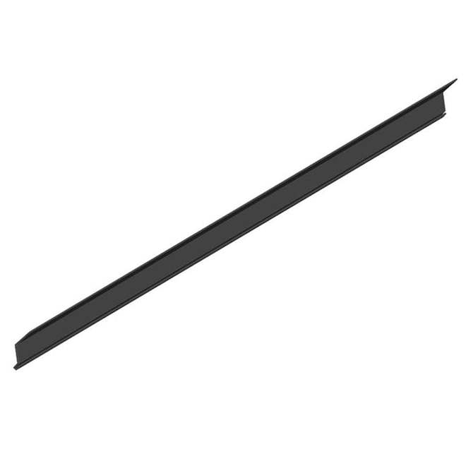 Vicwest Eave Cap for UltraVic Profiles in Metal 10-ft - Black
