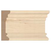Architrave en érable, 1 1/8 po x 3 3/4 po, naturel