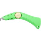 Couteau à toiture Knuckle Saver de Primegrip, 8 po, aluminium, vert fluorescent