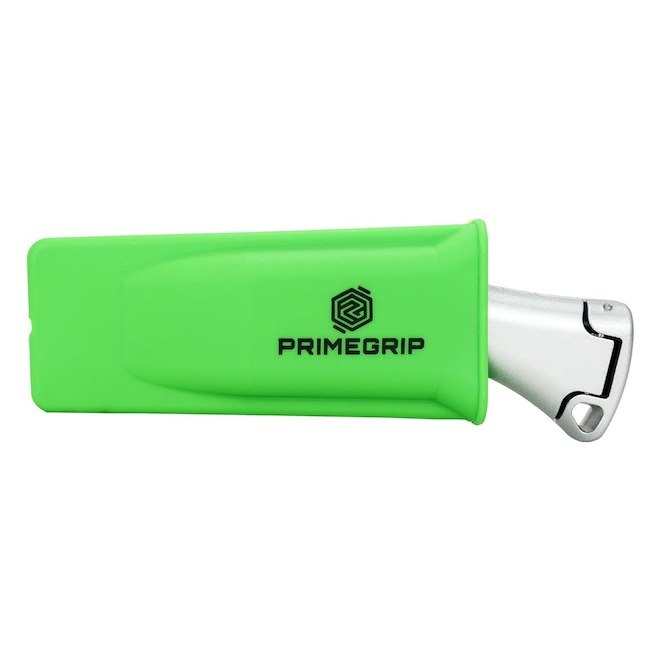 PrimeGrip Roofer's Knife Heavy Duty with Fixed 2-Notch Blade and Case