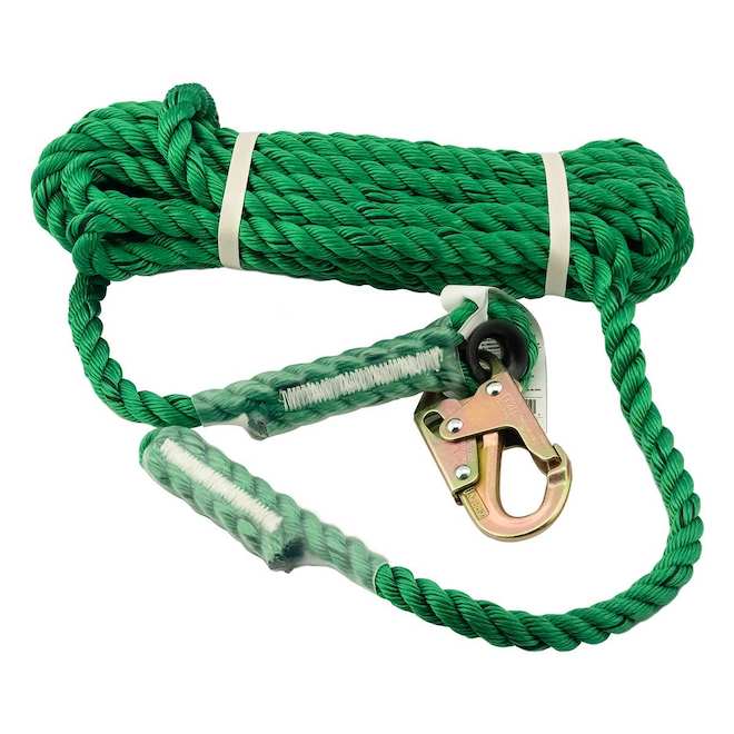 PrimeGrip Fall Protection Kit with Harness and Accessories - 50-ft