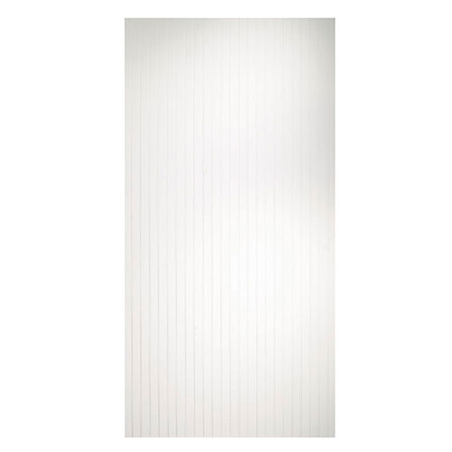 Panneau préfini rainuré, 4' x 8', MDF, blanc