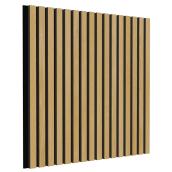 Richelieu Kalmate grooved acoustic tiles 24-in x 24-in - Colour Light Oak - Pack of 6