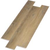 Planches de vinyle Goodfellow Dubaï, crépuscule, 5,83 po x 48 po, 12 unités