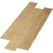 Plancher de vinyle Sapphire par Goodfellow, sable doré, 6 po x 48 po, 12 unités