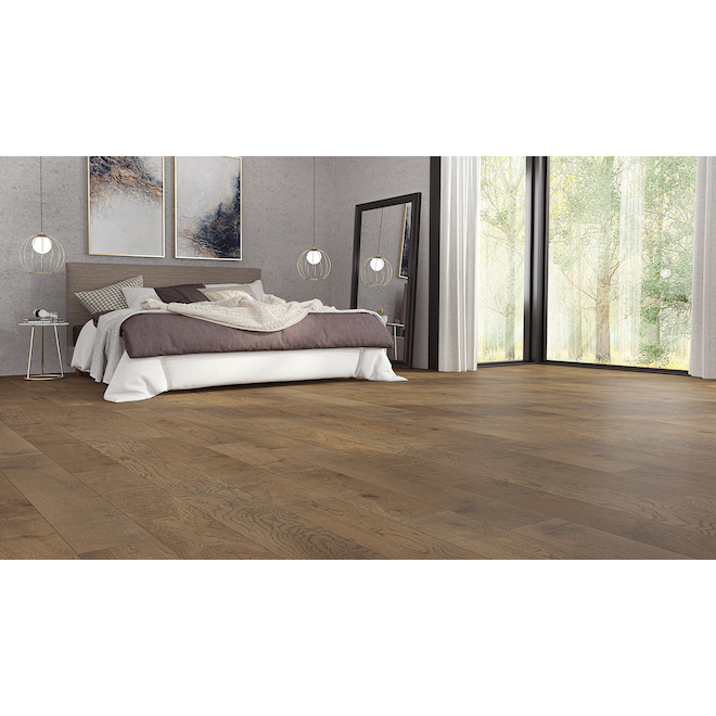 Goodfellow 31 sq.ft. 7.5-in x 12.7-mm Hickory Atacama Hardwood Flooring