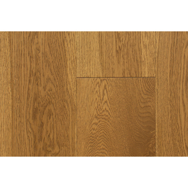 Plancher de bois franc d'ingénierie Goodfellow couleur chêne Atlas, 7,5 po  x 14,7 mm x 31,02 pi²/bte