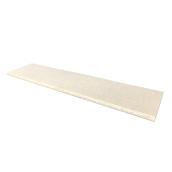 Goodfellow 1.13 T x 11 W x 36-in L Bullnose Unfinished Particleboard Stair Tread