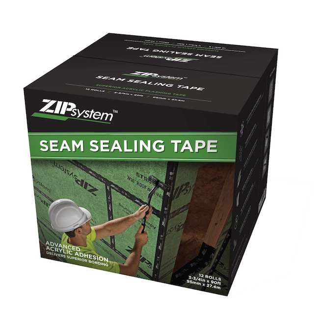 ZIP SYSTEM 3.75-in x 90-ft Black Waterproof Flashing Tape