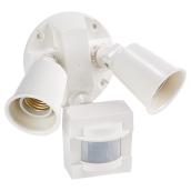 Motion-Activated Halogen Security Light - White