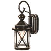 Globe Marietta Outdoor Wall Light with Motion Sensor - 18-in - Satin Black