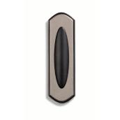 Utilitech Wireless Nickel Doorbell Button (Batteries Included)