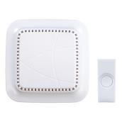 Globe Wireless Doorbell - Plastic - White