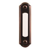 Globe Oil-Rubbed Bronze Lighted Wired Doorbell Push Button