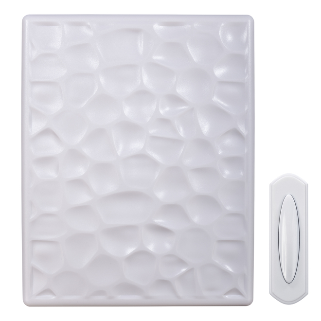 Globe White Wireless Doorbell Kit with 6 Tunes