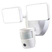 Globe Wi-Fi Video Connected Motion LED Security Light - White