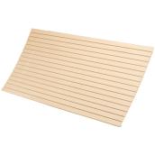 Panneau à rainure en MDF naturel 3/4 po x 4 pi x 8 pi, prêt à peinturer