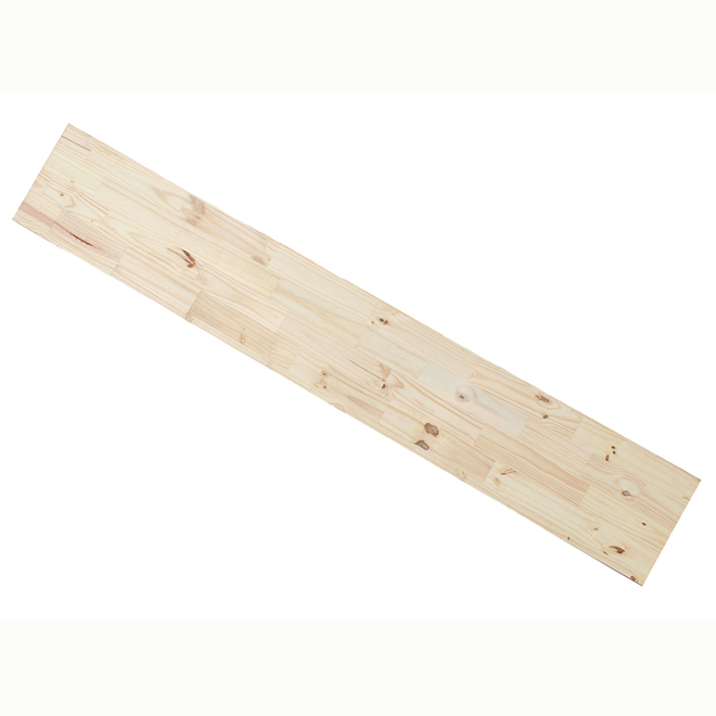Goodfellow Pine Laminated Shelf - 0.70-in x 15.25-in x 96-in - Natural