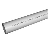Chemkor 010208WS 3/4-in x 10-ft SCH 40 White PVC Plain End Pressure Pipe