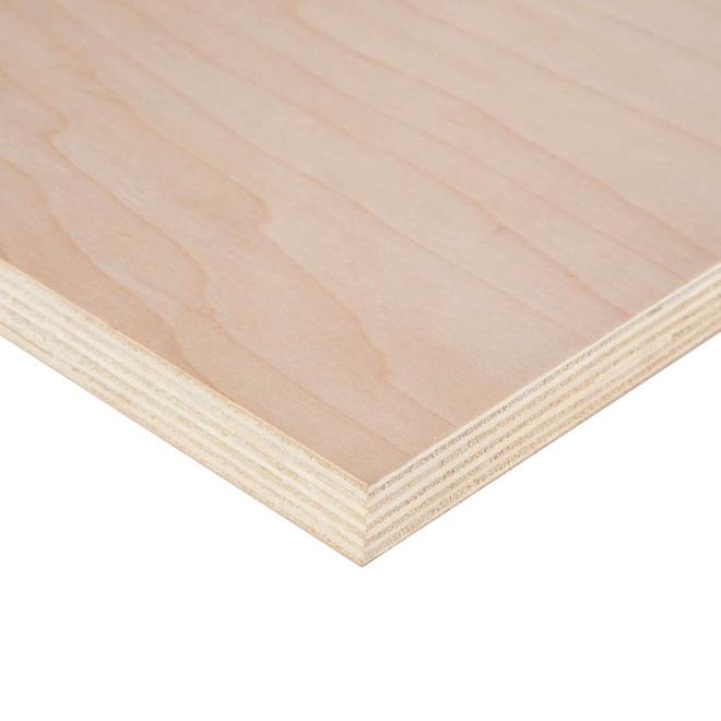 MCCORRY 3/4-in x 4-ft x 8-ft Maple Plywood | RONA