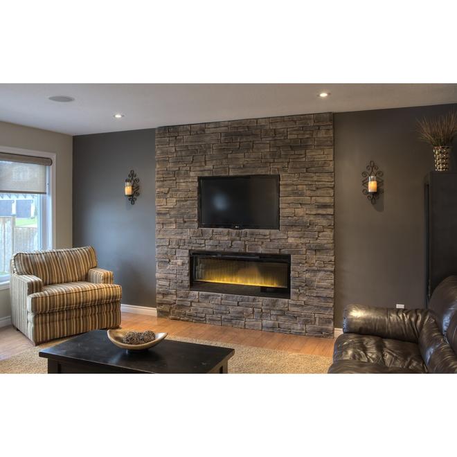 Fusion Stone Great Lakes Raven Stone Faux Stone Veneer Clips and screws ...