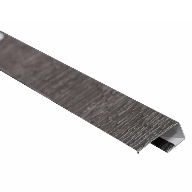 ALUMINIUM TRIM Canwel Building Materials J Trim in Aluminum 1/2-in x 10 ...