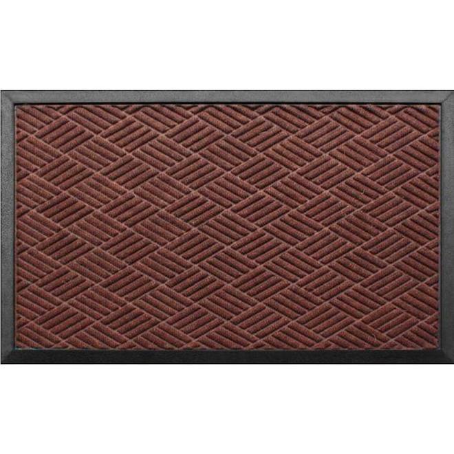 Rectangular Polypropylene Mat - 18" x 30" - Rust