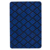Tapis utilitaire rectangulaire en caoutchouc, bleu, 2' x 3'