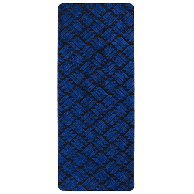 Rubber Rectangular Utility Mat - 2' x 5' - Blue