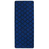 Tapis utilitaire rectangulaire en caoutchouc, 2' x 5', bleu