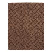 Tapis utilitaire rectangulaire en caoutchouc, 3' x 4', brun
