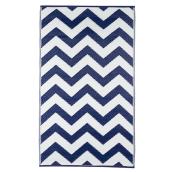 Reversible Exterior Rug - Plastic - 36'' x 59'' - Chevron